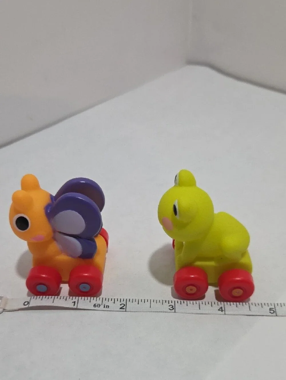 Cute Frog and Butterfly Pull-Along Toy Set Big Time Tots